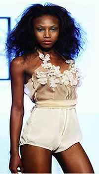 Bahamian model Patricka Ferguson